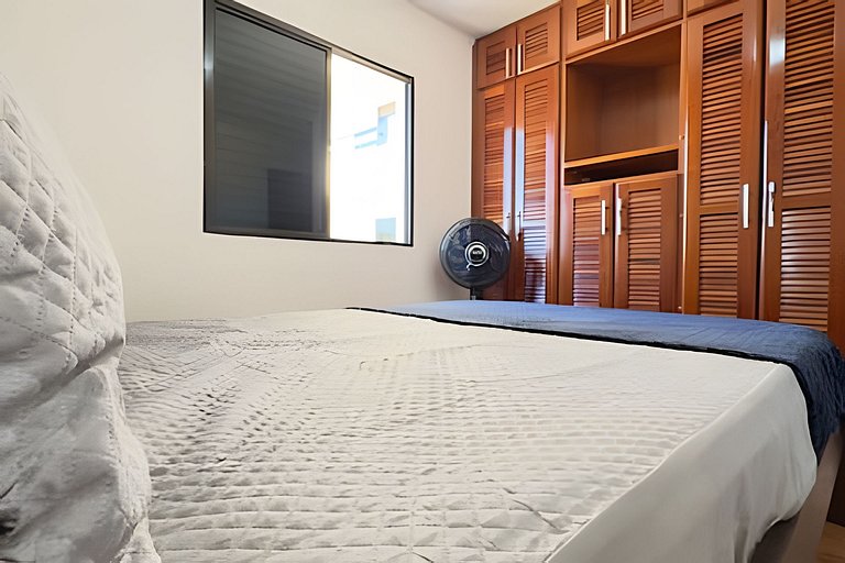 Apê 3 Quartos, Vista Mar e Montanha, Ar, Wi-fi