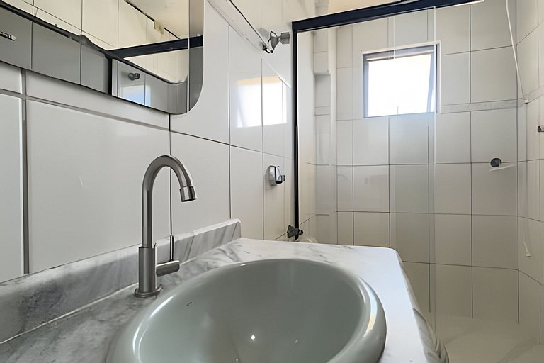 Apê 3 Quartos, Vista Mar e Montanha, Ar, Wi-fi