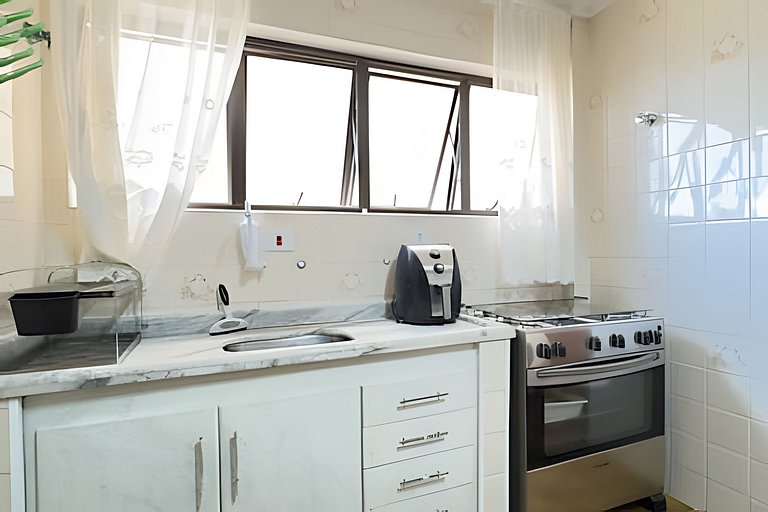 Apê 3 Quartos, Vista Mar e Montanha, Ar, Wi-fi