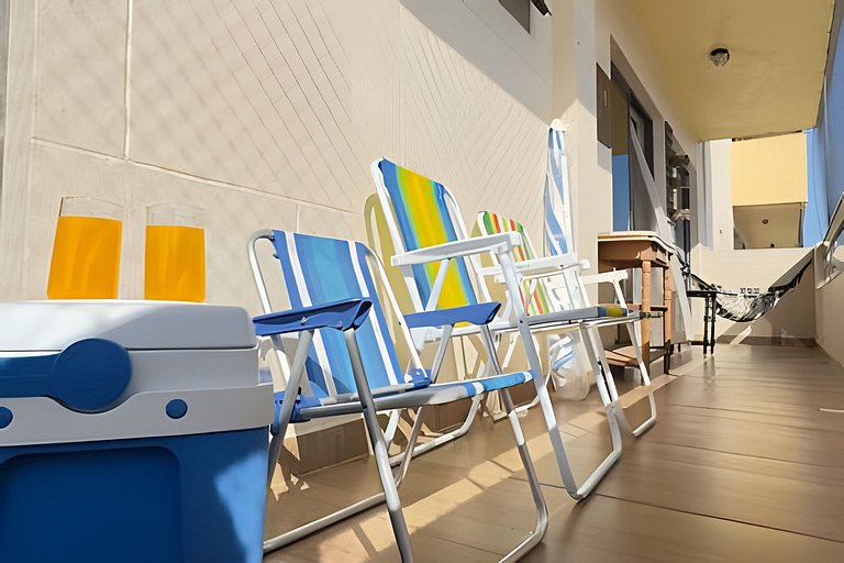 Apê 3 Quartos, Vista Mar e Montanha, Ar, Wi-fi