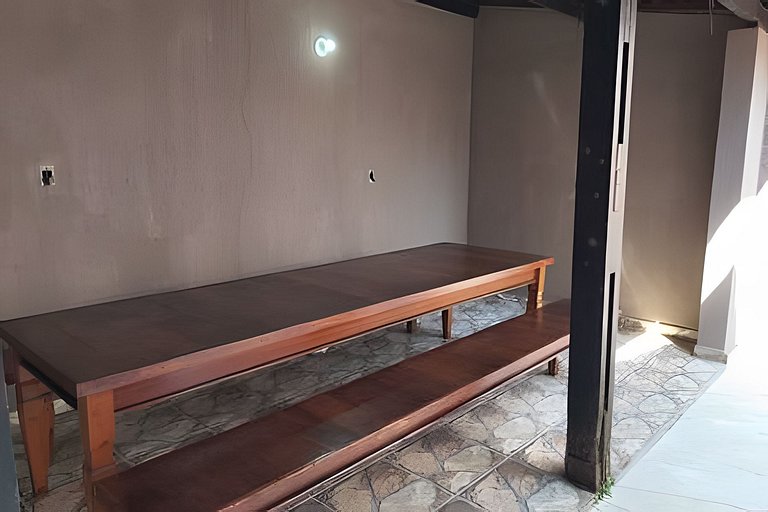 Casa 100 metros praia, Wi fi, Ar, Área Gourmet