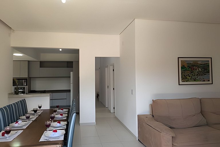 Casa 100 metros praia, Wi fi, Ar, Área Gourmet