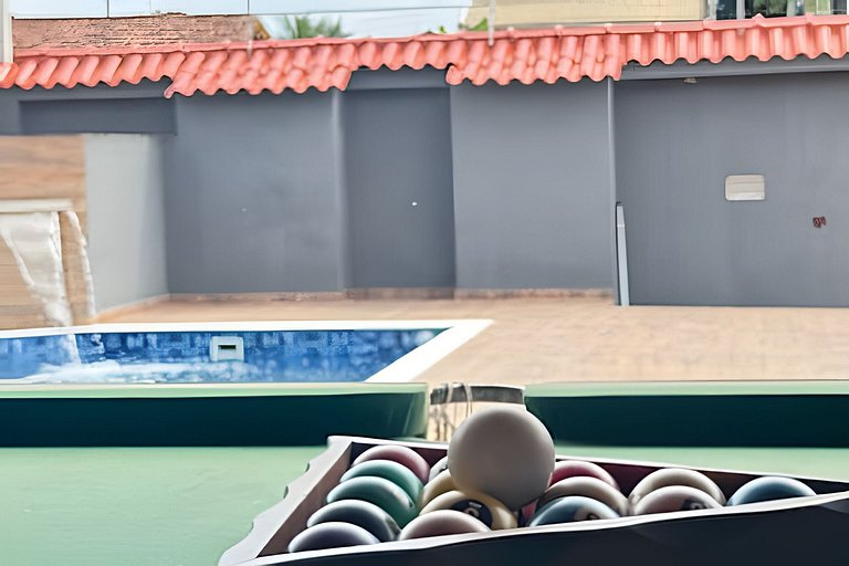 Piscina, Sinuca, Wi-fi, Churrasqueira, 6x sem juro