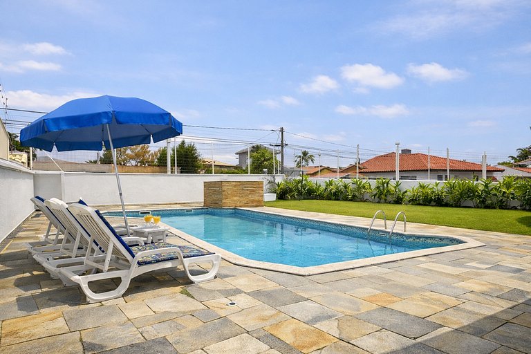 Oásis: Casa+Edícula, Piscina e Campo a 500m Praia