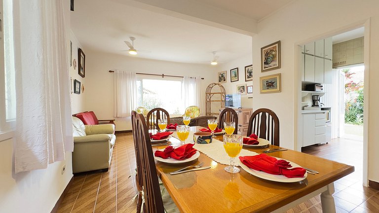 Oásis: Casa+Edícula, Piscina e Campo a 500m Praia