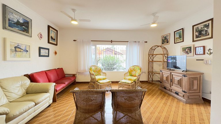 Oásis: Casa+Edícula, Piscina e Campo a 500m Praia