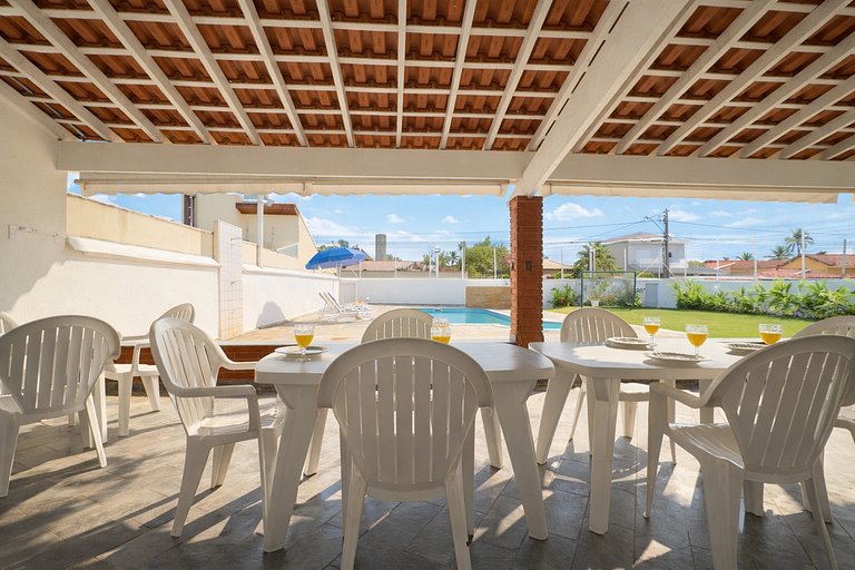 Oásis: Casa+Edícula, Piscina e Campo a 500m Praia