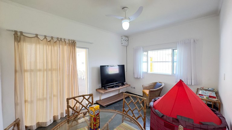 Oásis: Casa+Edícula, Piscina e Campo a 500m Praia