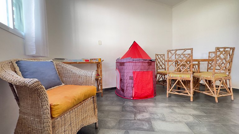 Oásis: Casa+Edícula, Piscina e Campo a 500m Praia