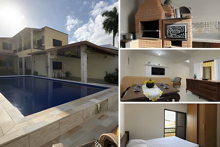 Sobrado com área Gourmet Piscina, e vista Montanha